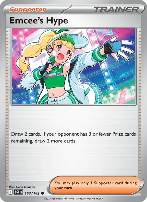Emcee's Hype - Destined Rivals #163 [EN] Reverse Holo