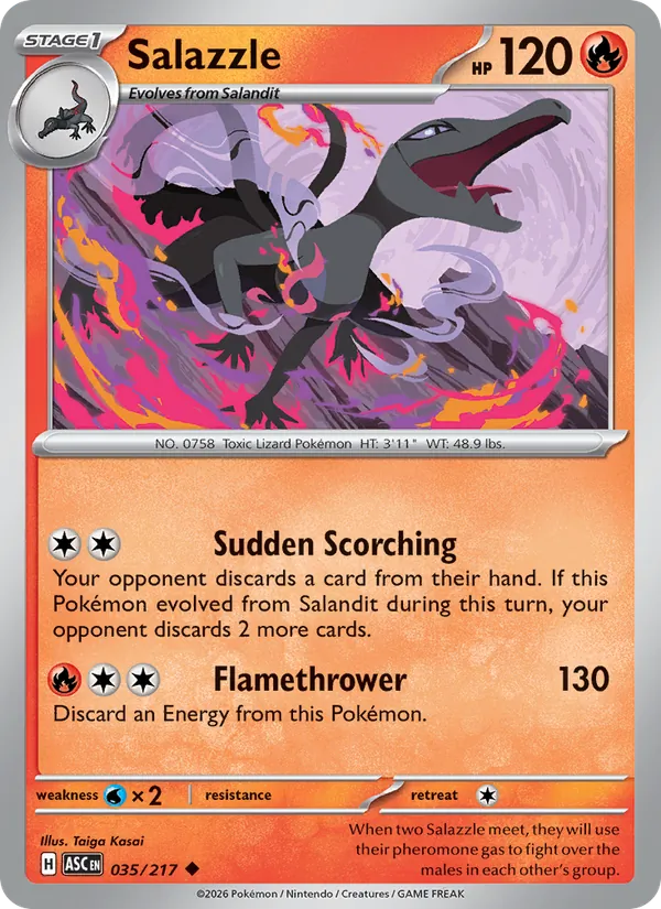 Salazzle - Ascended Heroes: Additionals #035 [EN]
