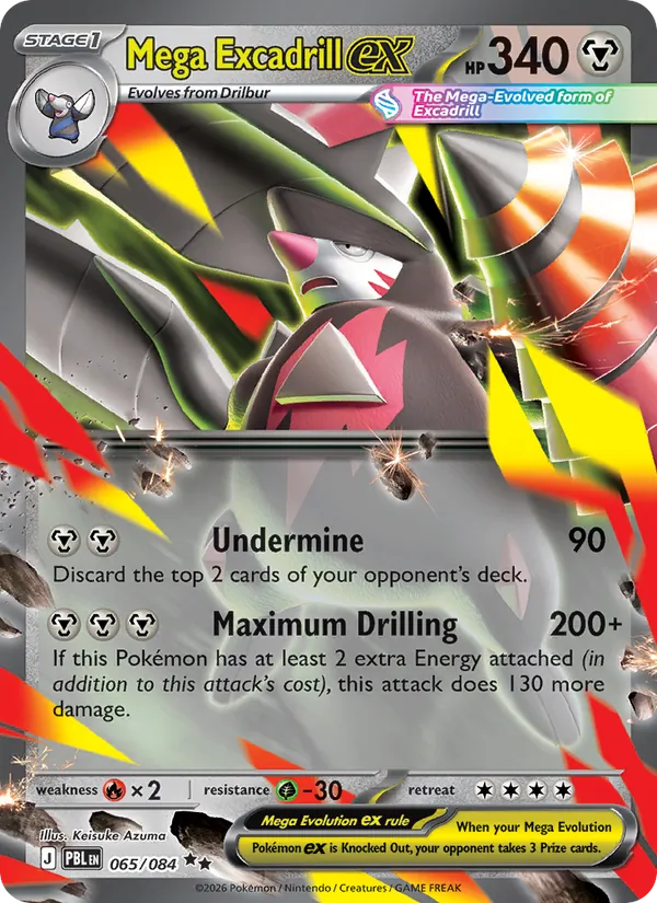 Mega Excadrill ex - Pitch Black #065 [EN]