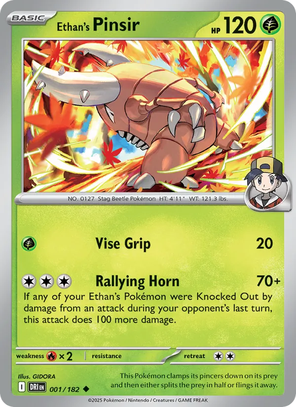 Ethan's Pinsir - Destined Rivals #001 [EN]