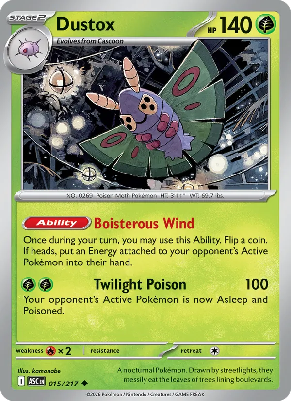 Dustox - Ascended Heroes #015 [EN] Reverse Holo
