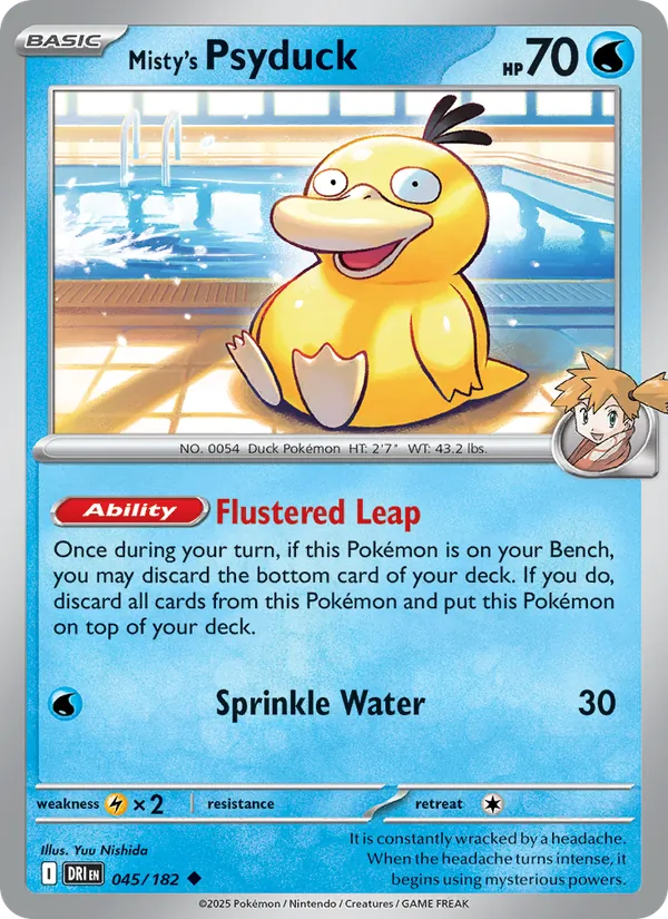 Misty's Psyduck - Destined Rivals #045 [EN]