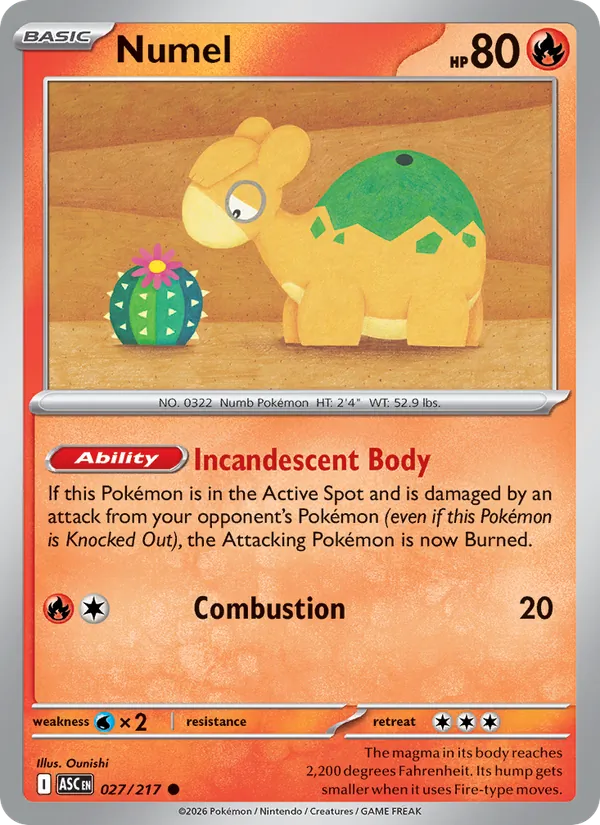 Numel - Ascended Heroes #027 [EN] Reverse Holo