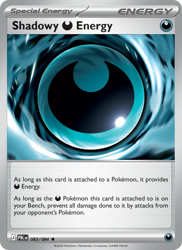 Shadowy [D] Energy - Pitch Black #083 [EN] Reverse Holo