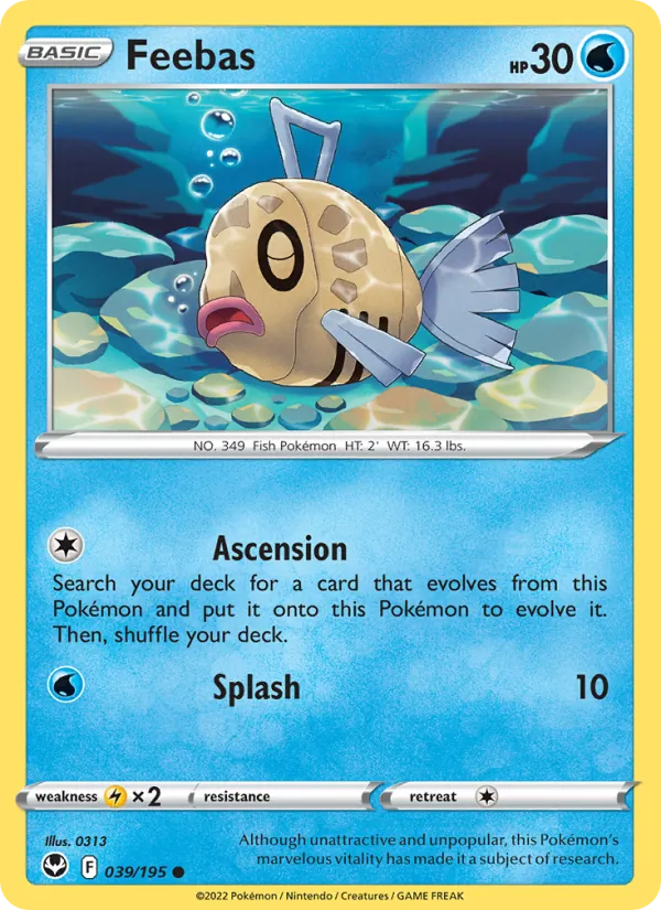 Feebas - Silver Tempest #039 [EN] Reverse Holo