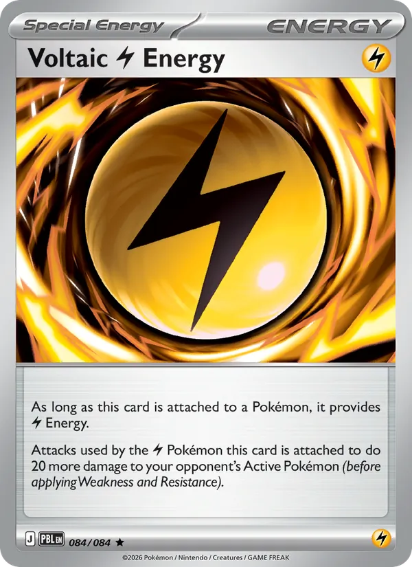 Voltaic [L] Energy - Pitch Black #084 [EN] Reverse Holo