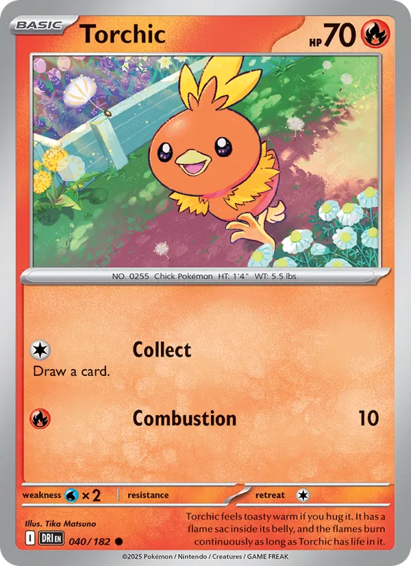 Torchic - Destined Rivals #040 [EN] Reverse Holo