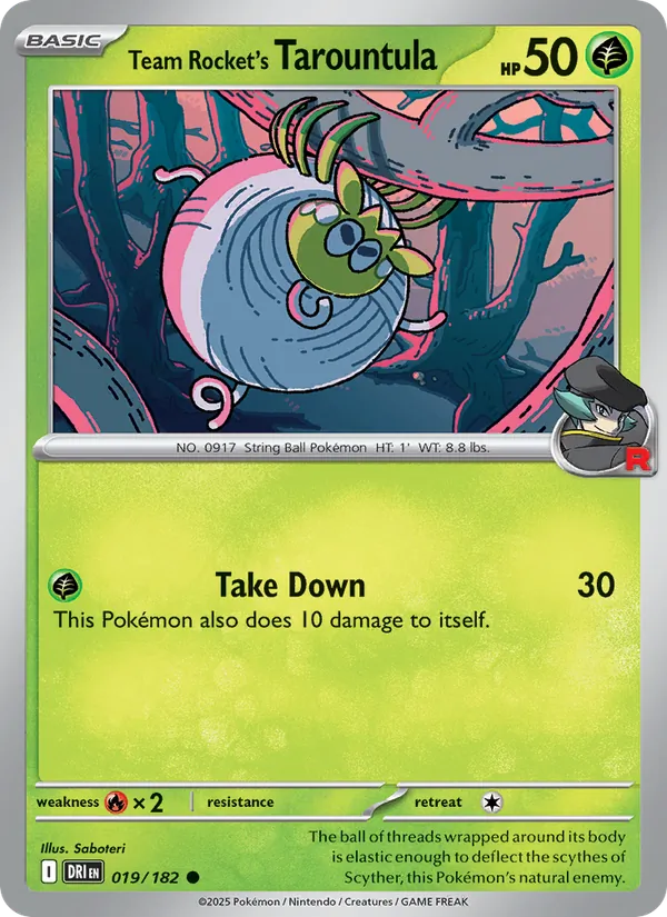 Team Rocket's Tarountula - Destined Rivals #019 [EN]