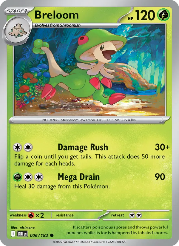 Breloom - Destined Rivals #006 [EN]