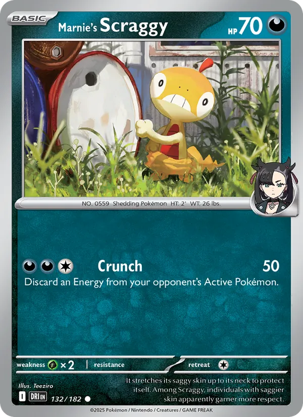 Marnie's Scraggy - Destined Rivals #132 [EN]