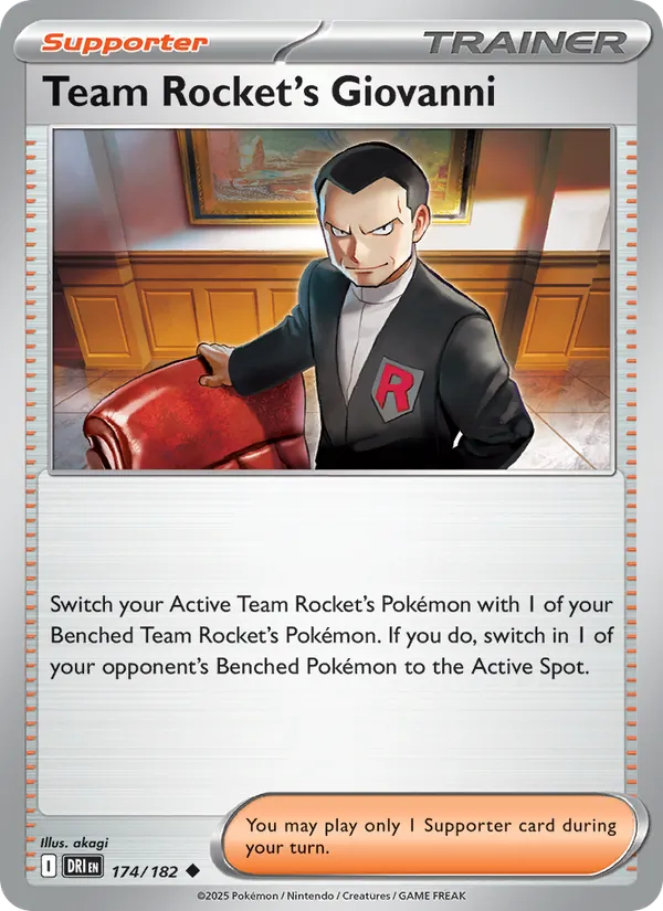 Team Rocket's Giovanni - Destined Rivals #174 [EN]
