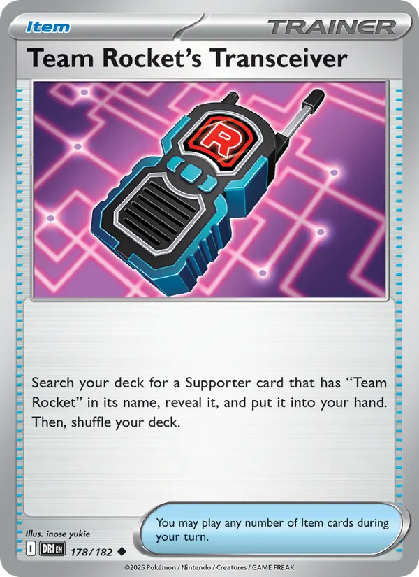 Team Rocket's Transceiver - Destined Rivals #178 [EN]