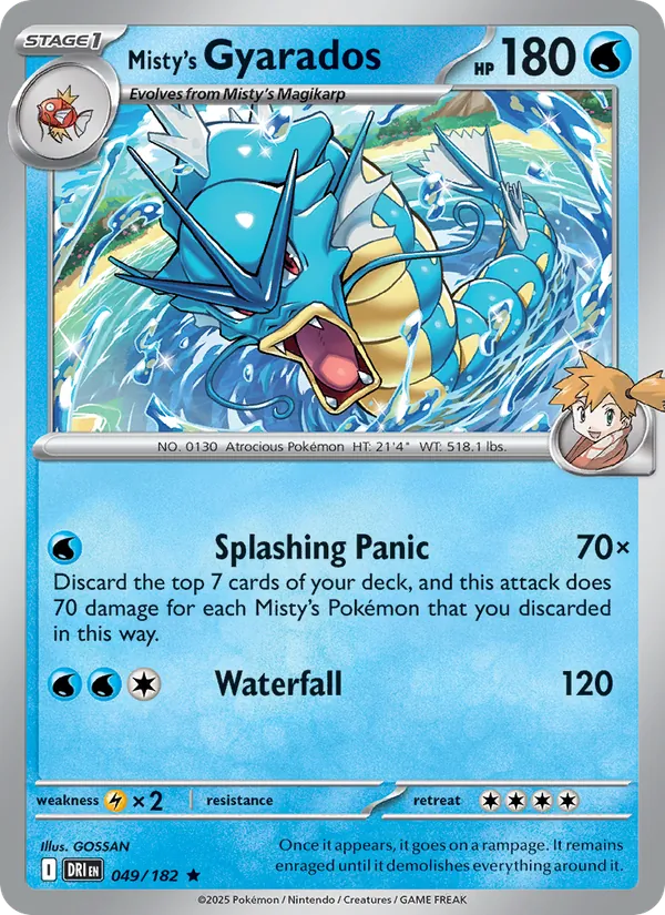 Misty's Gyarados - Destined Rivals #049 [EN]