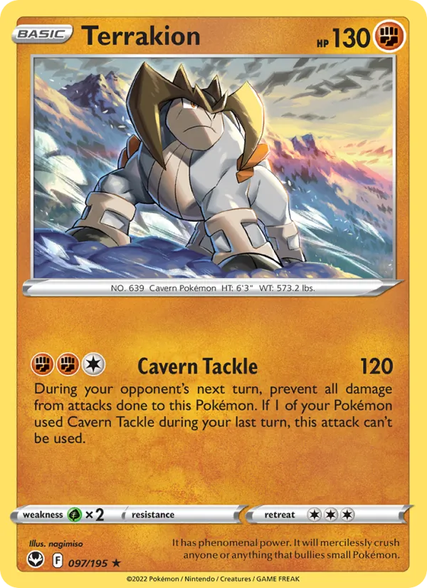 Terrakion - Silver Tempest #097 [EN]