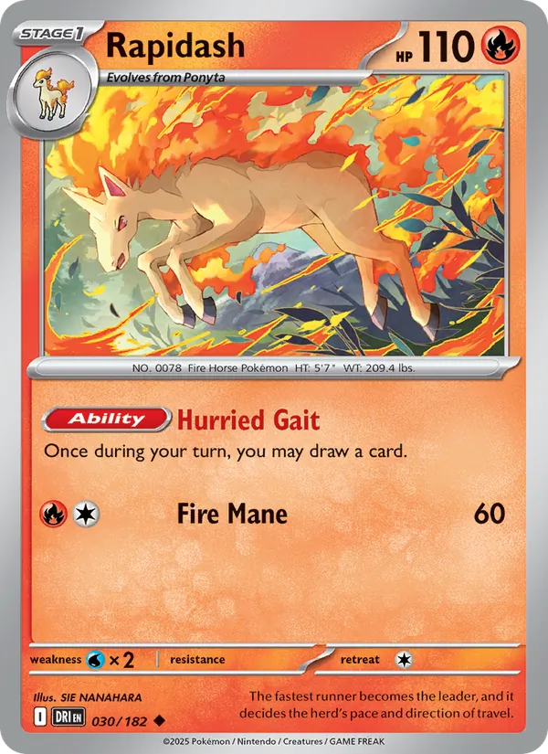 Rapidash - Destined Rivals #030 [EN]