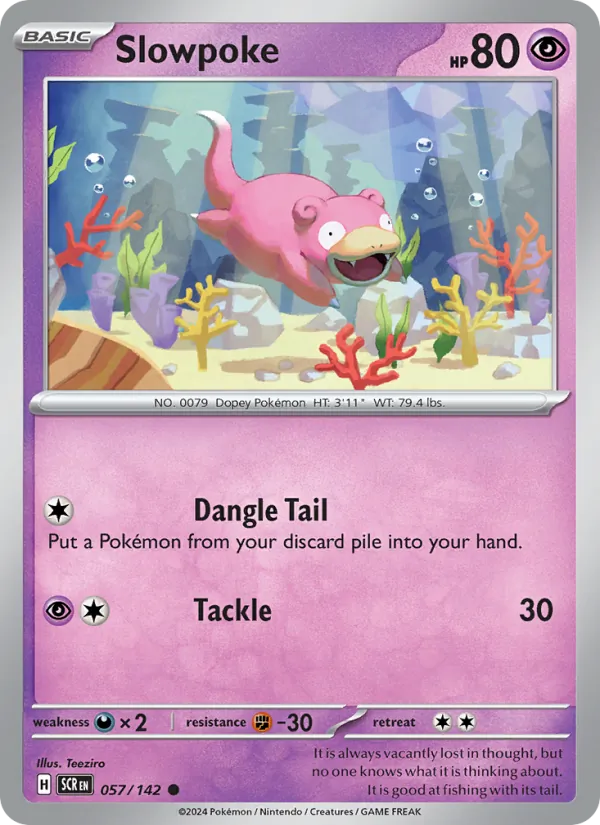 Slowpoke - Stellar Crown #057 [EN] Reverse Holo