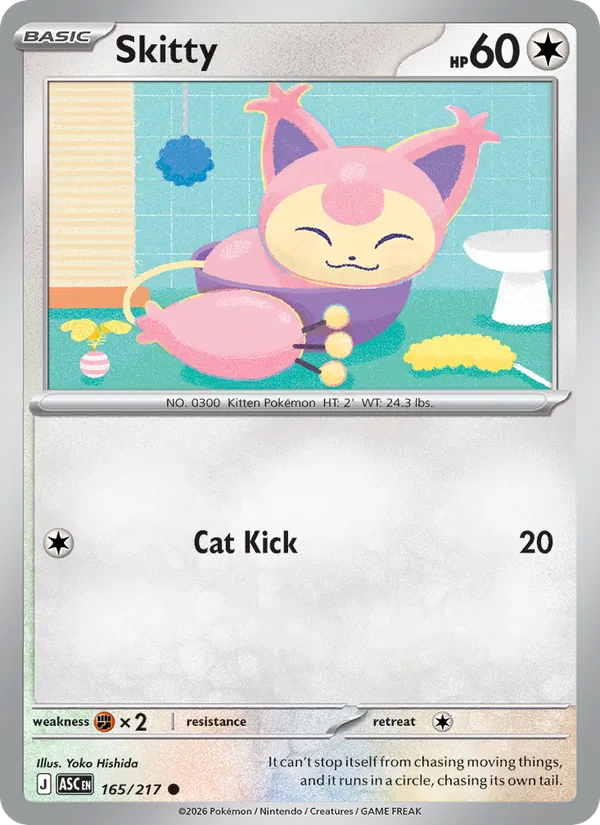 Skitty - Ascended Heroes #165 [EN] Reverse Holo