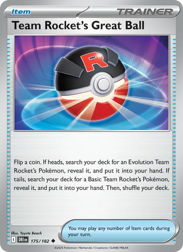 Team Rocket's Great Ball - Destined Rivals #175 [EN]