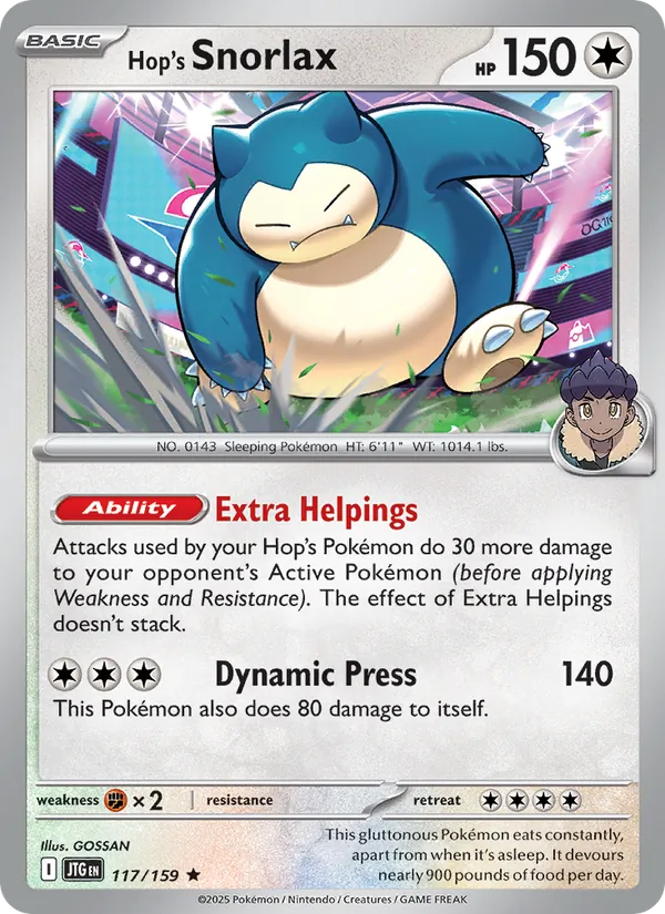 Hop's Snorlax - Journey Together #117 [EN]