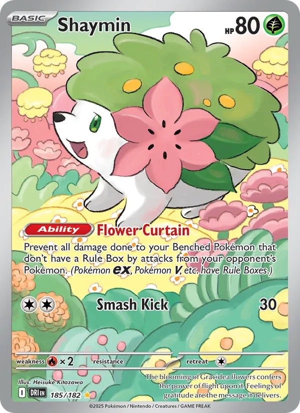 Shaymin - Destined Rivals #185 [EN]