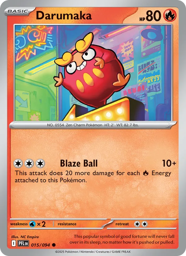 Darumaka - Phantasmal Flames #015 [EN] Reverse Holo