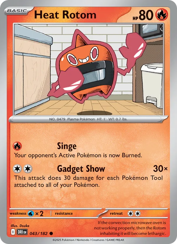Heat Rotom - Destined Rivals #043 [EN]