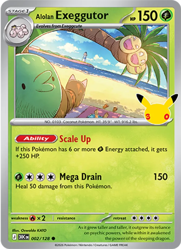 Alolan Exeggutor - 30th Celebration #002 [EN]