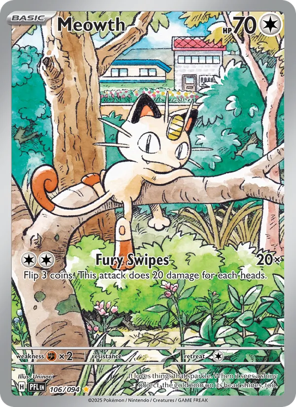 Meowth - Phantasmal Flames #106 [EN]